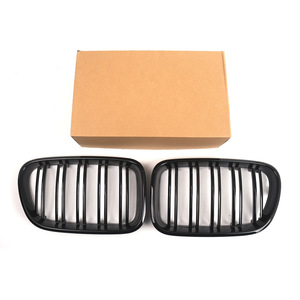 กระจังหน้า BMW X3 F25 สีดำเงา แบบเส้นคู่ วัสดุ ABS พลาสติก อะไหล่ทดแทน ปี 2011 2014 - Product Image 4