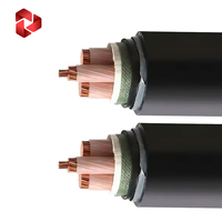 Cable de Distribución de Cobre con Certificación IEC, Cable de Energía Subterráneo de Media Tensión con Aislamiento XLPE