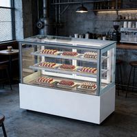 Vitrine Réfrigérée de Comptoir pour Pâtisseries et Aliments Froids Rebirth Bakery – Idéale pour Boulangeries