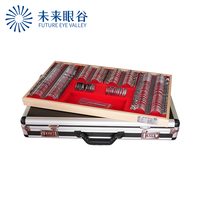 266 Pcs Metal Frame Rim Trial Lens Set JP-266A Aluminum Case Professional Optometry Instrument