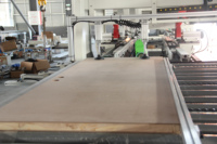 Machine à tenonner automatique CNC Trans-U industrielle à alimentation continue, haute précision, avec moteur à roulement, pour charnières de porte en bois