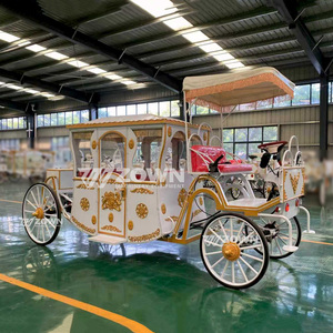 Charrette Électrique Royale – Chariot Élégant pour Visites Panoramiques, Location de Mariage, Parcs à Thème et Banquets en Plein Air - Product Image 3