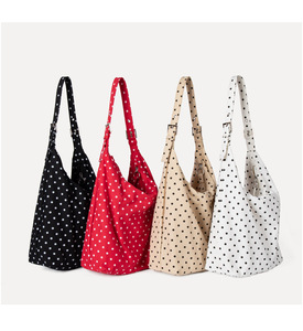 Korean-style Laid-<b>back</b> Casual Polka-dot Pillow Shape Nylon Lady Waterproof Lightweight Bag Indie Design Trendy Stylish Versatile - Product Image 5