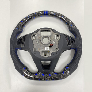 Volante in Pelle e Fibra di Carbonio Forgiata di Alta Qualità per Volkswagen VW <span class=keywords><strong>Golf</strong></span> <span class=keywords><strong>8</strong></span>, <span class=keywords><strong>Accessori</strong></span> Interni per Auto - Product Image 4