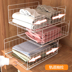 Estante extraíble apilable para armarios y roperos, organizador de ropa con múltiples compartimentos para dormitorios - Product Image 3