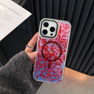 2025 nouveau Design dégradé couleurs Gel Glittermagnetic étui de charge sans fil pour Iphone 16 Pro <span class=keywords><strong>Max</strong></span> 15 Pro <span class=keywords><strong>Max</strong></span> pour filles femmes - Product Image 6