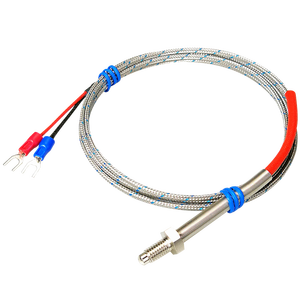 <span class=keywords><strong>K</strong></span> เทอร์โมคัปเปิลประเภทเทอร์โมคู่เซ็นเซอร์วัดอุณหภูมิแบบเกลียวหลาย M6แบบมีความแม่นยำ - Product Image 3