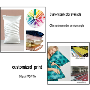 Multi Colore Scegliere Nuovo Modello di Bordo Nero Singolo Lato Raso di Seta <span class=keywords><strong>Federa</strong></span> - Product Image 4