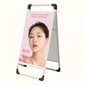Factory Wholesale Eco-Friendly Metal Double Sided Advertising Sign Standing <b>Poster</b> Frame - Product Image 3