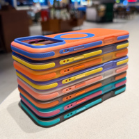Étui de téléphone magnétique avec logo personnalisé pour iPhone 13-18 Series, étui en maille à forte aspiration 2800GS avec revêtement anti-traces de doigts