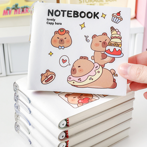 El cuaderno de bolsillo portátil de tamaño mini con cubierta de poliuretano es adecuado para llevarlo consigo y tomar notas. - Product Image 3