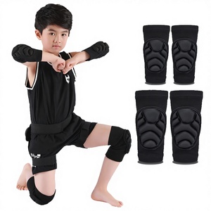 Ensemble de protections douces anti-chute pour genoux et coudes en éponge pour patins à roulettes, ramper - <span class=keywords><strong>Protection</strong></span> professionnelle pour enfants et adultes - Product Image 1