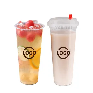כוס עם מכסה וכפית 400 מ""ל כוס מיץ טייק אווי כוסות פלסטיק עם לוגו