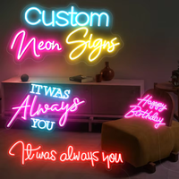 Enseigne Néon LED Acrylique Personnalisée avec Logo, Lumineuse pour Magasin, Entreprise, Intérieur, Fête, Décoration de Maison – Vente Chaude Directe Usine