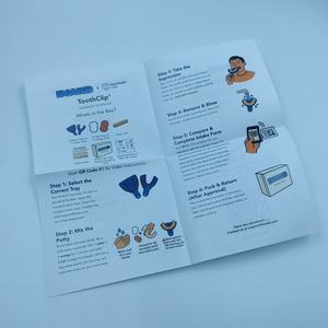 A4 kustom 200gsm warna-warni kreatif kerajinan kelas berat Modern indah bisnis kecil kecil kosmetik farmasi Leaflet cetak - Product Image 2