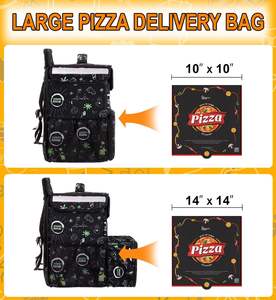 Muestra Gratuita, Promoción por Tiempo Limitado, Bolsa Térmica para Entrega de Alimentos, Bolsa Aislada para Entrega de Pizza, Mochila para Entrega de Alimentos - Product Image 3