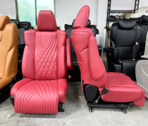Sièges avant VIP de style aviation de luxe pour conducteur et passager avec fonction inclinable pour voitures d'affaires - Product Image 1