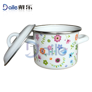Casserole antiadhésive bon marché Offre Spéciale de qualité supérieure pour restaurant pot à soupe <span class=keywords><strong>en</strong></span> émail profond - Product Image 5
