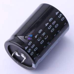 ตัวเก็บประจุแบบอิเล็กโทรไลต์อะลูมิเนียมแบบ Snap-in รุ่น LGG2W681MELC50 ชนิด Through hole (THT) ขนาด D35xL50 มม. 680uF 20% 450V 10 มม. - Product Image 2