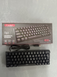 لوحة مفاتيح ألعاب ميكانيكية مع إضاءة خلفية RGB من TWOLF, منتج جديد ، لوحة مفاتيح ميكانيكية مع سلك USB ، 61 مفتاح ، 60 ٪ - Product Image 6