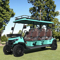 Voiture de golf électrique homologuée pour la route, 6 places, buggy tout-terrain
