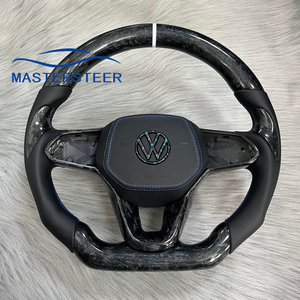 FR <span class=keywords><strong>Golf</strong></span> 8 Gti <span class=keywords><strong>2020</strong></span> Volant à Led en cuir Alcantara en fibre de carbone véritable Compatible avec <span class=keywords><strong>Golf</strong></span> Mk8 Gti R Gte <span class=keywords><strong>Gtd</strong></span> Jetta Passat Cc - Product Image 3