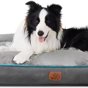 High Quality Large Pet Bed Memory Foam Sustainable Dog Sofa Bed Memory Foam Dog Bed For Pets