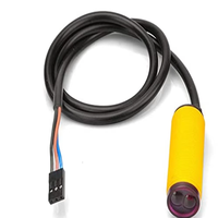 E18-D80NK Modul Sensor Penghindaran Rintangan Inframerah Yang Dapat Disesuaikan NPN 3-Kawat 3-5V untuk Robot Mobil Pintar Arduino