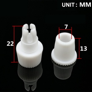 033 Accessoires d'éclairage à visser : Serre-câbles en plastique <span class=keywords><strong>avec</strong></span> fixation filetée pour le déchargeur de tension des câbles, supports et bases de <span class=keywords><strong>lampe</strong></span> - Product Image 3