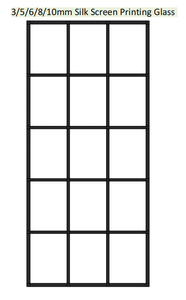 Hot vendre de la sérigraphie en soie trempé verre pour salle de bains - Product Image 2