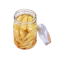 Pot en verre classique pour cuisine, large ouverture, 1 gallon, couvercle à clip, sans BPA, écologique, pot de conservation Mason pour grains de café, céréales, miel