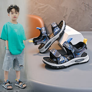 <span class=keywords><strong>Sandales</strong></span> d'été 2026 pour garçons, style camouflage, à brides réglables, antidérapantes, séchage rapide, légères et confortables, vente en gros - Product Image 5