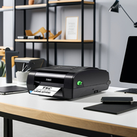 Printer Barcode Thermal Langsung TSC TH240/TH340 Resolusi 203DPI Antarmuka USB Garansi 1 Tahun Stok Stiker Perekat Sendiri QR