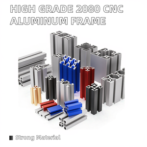 Profilé d'extrusion carré en aluminium série 6000 CNW GROUP, tempérisation T3-T8, tolérance de 5 %, application décorative, usinage CNC, poinçonnage - Product Image 2