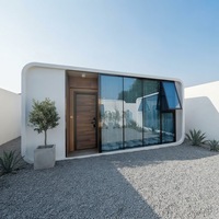 Cabine de luxe 20 pieds à double couche, maison préfabriquée intégrée, conteneur préfabriqué adapté au bureau ou à l'habitation
