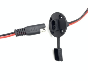 2 16AGW SAE connexion rapide panneau montage connecteur chargeur de batterie et 4 vis de montage - Product Image 3