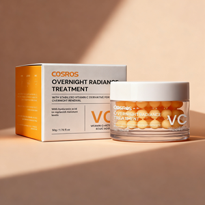 โอเอ็มวิตามินซีครีมบำรุงผิวหน้าแบบแคปซูลสีทองสำหรับริ้วรอยเจลผิวกระจ่างใสสำหรับการดูแลผิวให้ความชุ่มชื้นผิวแบบเกาหลี - Product Image 1