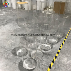 Event Supplies Decor Round Acrylic Transparent Stand Plinth Used Cake <strong>Flower</strong> <strong>Display</strong> - Product Image 2