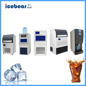 Máquina de Hielo en Cubos Comercial de 100 KG/24H, Fabricante Automático de Cubos de Acero Inoxidable de 32*32*32 mm para Cafeterías y Bares - Product Image 3