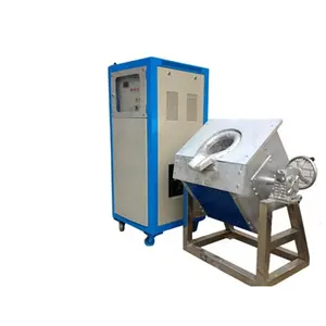 90KW 1-120KG Low Pollution Environmental Protection Metal Melting Machine for Lead Gold Silver Aluminum