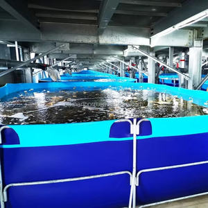 <span class=keywords><strong>Bassin</strong></span> carré en PVC pour étang à poissons et piscine – Stockage d'eau flexible pour une aquaculture efficace - Product Image 2