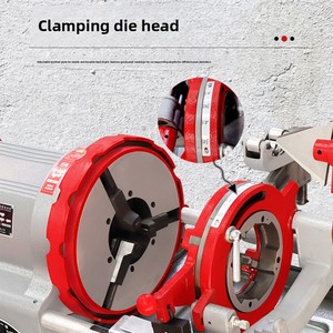 Máquina Eléctrica Monofásica <span class=keywords><strong>de</strong></span> Alta Velocidad y Potencia para Cortar y Roscar Tuberías <span class=keywords><strong>de</strong></span> Hierro <span class=keywords><strong>de</strong></span> 2-4 Pulgadas, 220V CA - Product Image 2
