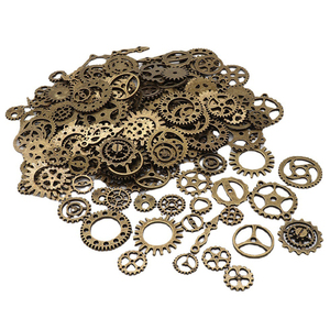 Pièces de montre-bracelet steampunk vintage, engrenages, roues, steampunk, beaucoup de pièces, fabrication de bijoux DIY, accessoires, 12-40 mm - Product Image 6