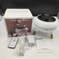 Diffuseur d'arômes ultrasonique portable 250 ml avec télécommande, effet flamme et méduse dynamique, humidificateur d'air, usine chinoise
