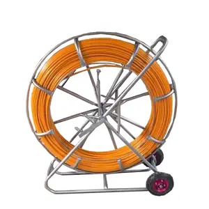 Temizleme makinesi sıhhi tesisat araçları tahliye temizleyici yılan FRP rodding cane boru yılan fiberglas kanal rodders