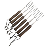 Kabob 꼬치 금속 스테인레스 스틸 바베큐 꼬치 재사용 가능한 그릴 꼬치 세트 고기 새우 치킨 야채 포크