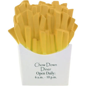 Balles anti-stress amusantes en forme de frites jaunes, avec logo personnalisé, en mousse souple, jouet à presser, cadeau promotionnel, décoration de bureau et de maison - Product Image 2