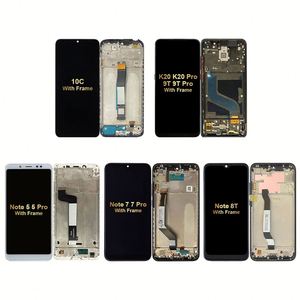 Pantalla LCD táctil de repuesto para teléfono móvil Redmi K20 Note 6 7 7S 8T 9S 9T 10T 5G 10S 11E 11S con marco - Product Image 3