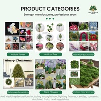 Daun Loquat Plastik Tiruan Grosir, Daun Lily, Daun Maple, Daun Kering Abadi, Bunga Kering