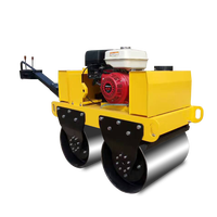 Compacteur à rouleaux vibratoire manuel pour bébé, petit compacteur routier, 300 kg, 500 kg, 800 kg, bon fournisseur